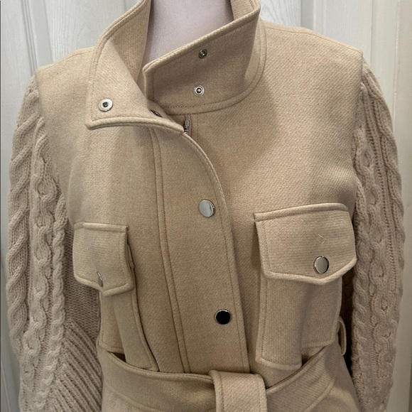 Veronica Beard Jett belted jacket Coat M NICE!!! - Picture 10 of 13